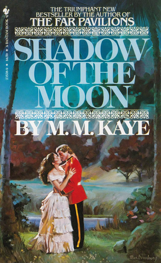 Ellen Michaels on the Cover of The Shadow Of The Moon by M. M. Kaye